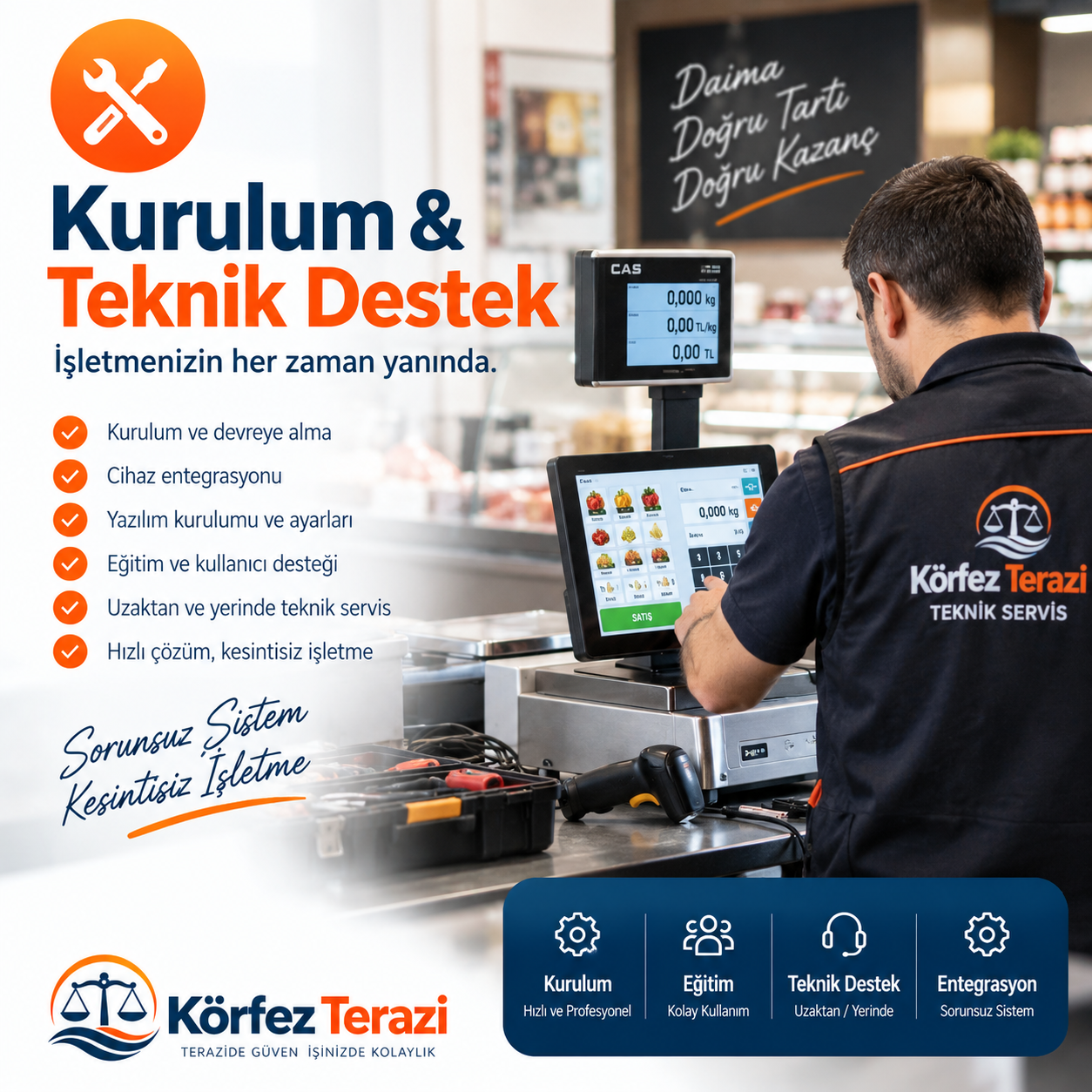 Kurulum ve teknik destek